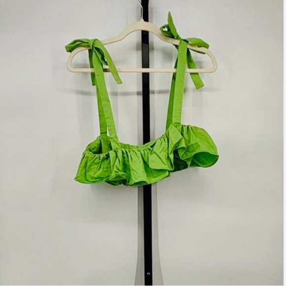 Camila Coelho Ruffled Top Sz Small EC - Picture 2 of 7